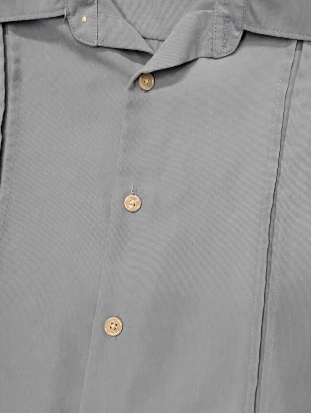3930 Size XL Axist Men's Short Sleeve Shirt - Light Blue - Picture 3 of 6